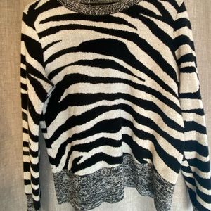 Banana Republic Zebra Sweater